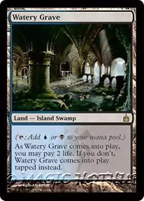 WATERY GRAVE Ravnica MTG Land — Island Swamp RARE • $39.99