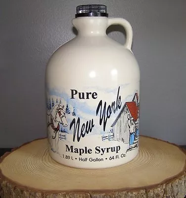 One Gallon Pure New York Maple Syrup Grade-a Amber Three Creeks Farm Pantry Food • $68