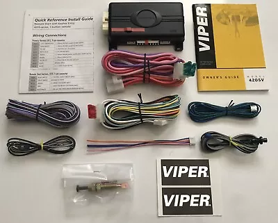 VIPER Responder One 4205V 2-Way 1-Button Remote Start System No Remotes/Antenna • $19