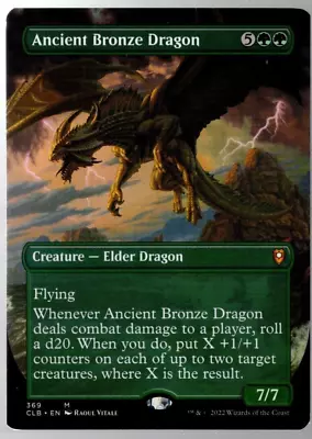 Ancient Bronze Dragon 369 Mythic Borderless Baldur's Gate Magic The Gathering NM • $15.99