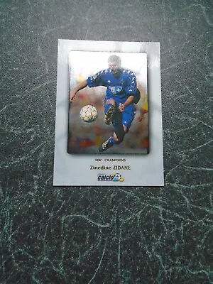 Zidane Juventus Top Champion Card  DS Pianeta Calcio 1999-2000 Italian Issue • £17.95