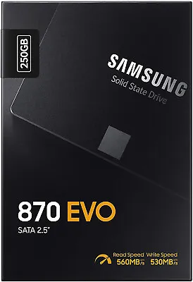 Samsung 870 EVO 250GB Solid State Drive 2.5  SATA III Internal SSD 540MB/s NEW • $99.95