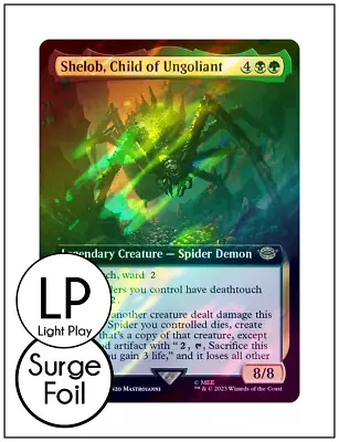 1x Shelob Child Of Ungoliant Extended Surge Foil LOTR MTG LP Light Play • $2.90