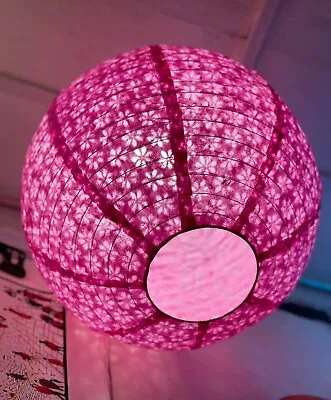 Handmade Natural Lokta Paper Lamp Shades Drum Lampshade  Ceiling Pendant • £7.72