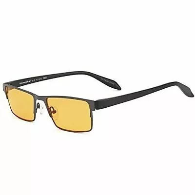 $14.99 • Buy GAMMA RAY Eye Strain Computer Glasses Anti Harmful Blue Light Glare UV400 0.00x