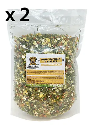Dried Vegetable & Herb Mix For Dogs 1kg - Raw Food - BARF Diet - Natural Veg Mix • £19.99