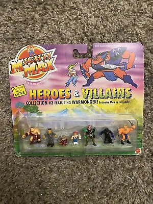 Vintage 1994 Bluebird Mighty Max Heroes & Villains Collection #3 War Monger New • $64.99