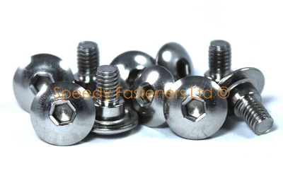 £14.99 • Buy 10x Honda Stainless Fairing Bolts M6 X 12mm With 4mm Shoulder 90106-KY2-701 