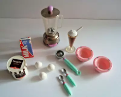 Tyco Kitchen Littles ~ Blender Milk Scoop Ice Cream  ~  Barbie • $15