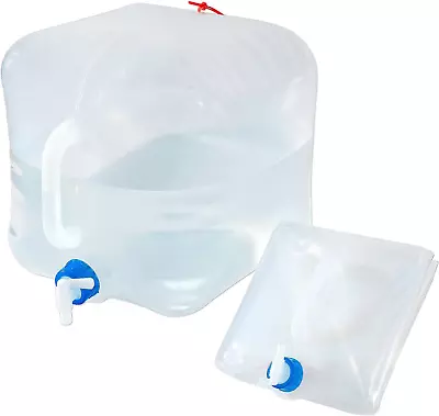 CINPIUK 5 Gallon Collapsible Water Container With Spigot Camping Water Jug For • $21.23