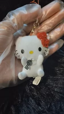 RARE! Mini Charmmy​ Kitty 2  Plush Doll Phone Charm Pendant Pre-owned VG Cond. • $59