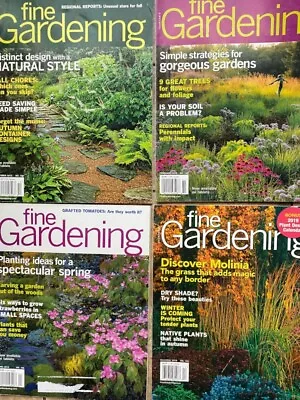 $8 • Buy Lot Of 4 Fine Gardening Magazines 2015 2018
