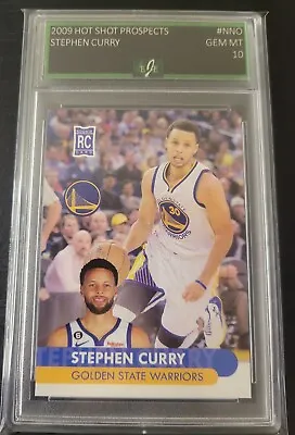 2009 Stephen Curry Rookie Card STEPH CURRY RC GS WARRIORS GRADED GEM Mint Finals • $25.75