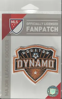 MLS Houston Dynamo FC Secondary Patch Iron On Official Futball Logo In Pkg • $12.95