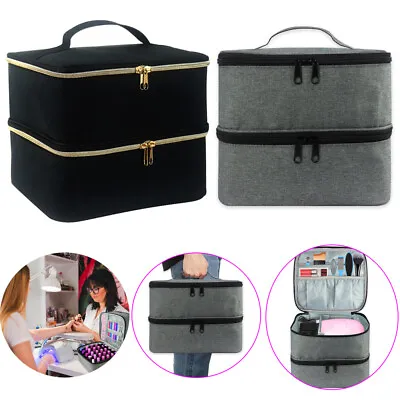 Nail Polish Carrying Case Bag Professional Container For Makeup Varnish • £14.99