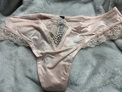 Victoria’s Secret Very Sexy Micro Inset Thong Panty Purest Pink RT $16.50 • $7.99