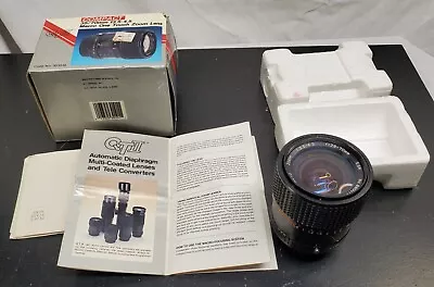 Vintage -QT II -MC Auto -Macro One Touch Zoom Lens - F=28-70mm -1:3.5-4.5 - READ • $24.99