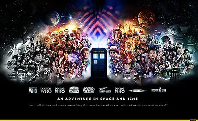 £6.99 • Buy Doctor Who Large Poster Print Dw03 A4 A3 A2 A1 A0 Kids Bedroom