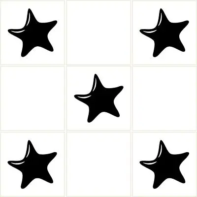 STARFISH WALL TILE STICKERS Kitchen Bathroom Home Decor Nautical Vinyl Decals • £4.45