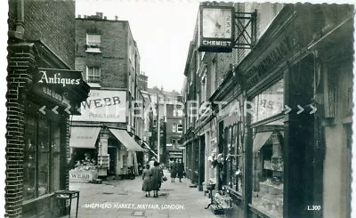 RP MAYFAIR Shepherd Market ANTIQUES Poulterer 1950's LONDPN W1 • £8
