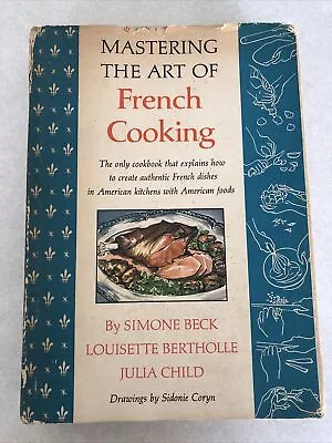 Mastering The Art Of French Cooking By Julia Child 1963 1st Edition 5th Printing • $74.99