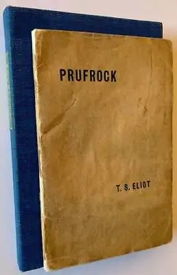 T S Eliot / Prufrock And Other Observations 1st Edition 1917 • $22000
