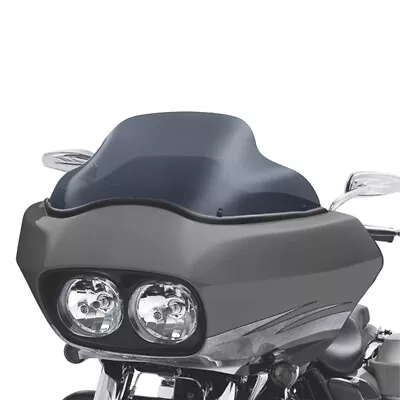 9.5  Wave Windshield For Harley Touring Road Glide 1998-2013 Smoke Windscreen • $35.95