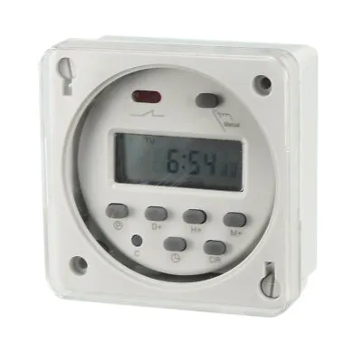 DC 24V Digital Electronic LCD Time Relay Switch Programmable Timer Gray • $20.65