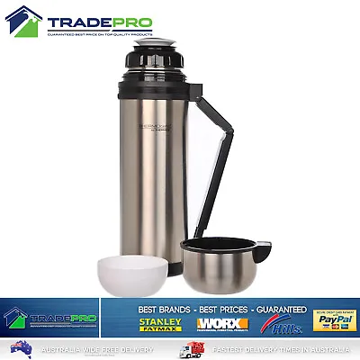 $46 • Buy Thermos Flask Stainless Steel 1.8L Vacuum Insulated Bottle Drink Food 1.8 Litre