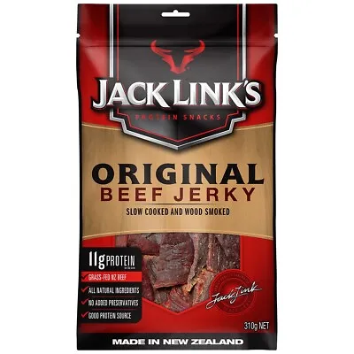 Jack Link's Original Beef Jerky Made In New Zealand 310g  Pack • $24.99