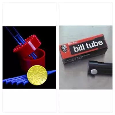 Bill Tube Plus Spiked Coin Magic Tricks New In Individual Boxes Royal Magic! • $18.99