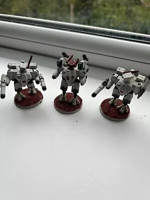 Warhammer 40K | Tau Empire Crisis Battlesuits | Well Painted • £20