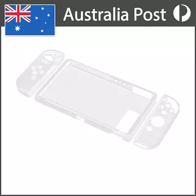 TPU Clear Shell Back Case Fit For Nintendo Switch Game Console Controller Cover • $10.59