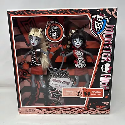 NEW Monster High Exclusive Werecat Sisters Pack Meowlody And Purrsephone 2011 • $250