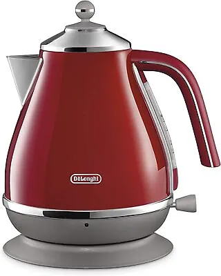$258.18 • Buy NEW DeLonghi Electric Kettle 1L Icona Capitals Tokyo Red KBOC1200J-R From Japan