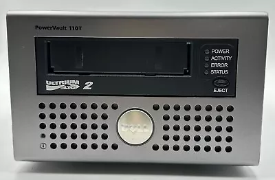 VINTAGE DELL POWERVAULT 110T By QUANTUM ULTRIUM LTO 2 EXTERNAL TAPE DRIVE CL1002 • $25.97