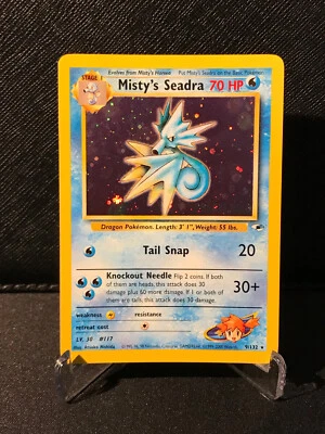 $9.99 • Buy Pokemon Card - Misty's Seadra 9 (Prerelease Promo) - WoTC Black Star Promo Holo