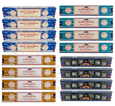 4-PACK Satya Incense Sticks Hand Rolled In India 29 Scents BUY 2 GET 1 FREE • $9.88