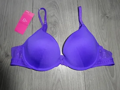 New - M&s Marks & Spencer Bright Purple Plunge Bra Uk Size 38a • £7.99