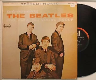 The Beatles Lp Introducing (Beatles Under Spindle Hole) On Vee Jay - Vg+ To Vg++ • $49.99