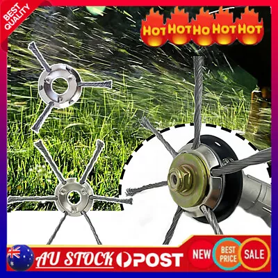 Steel Wire Trimmer Head Grass Cutter Edge Brush Blade Whipper Snipper Quickly GV • $13.99