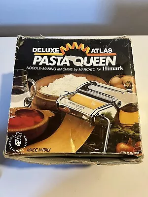 Vintage 1986 Pasta Queen Noodle Maker Machine Made In Italy Model 15-4150 Himark • $39.75