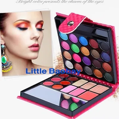 UK Women Girls Shimmer Eyeshadow Pretty Makeup Set Make Up Cosmetic Gift Kit NEW • £6.77