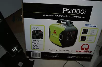 PRAMAC P2000i GENERATOR 230V-2000W- 79CC-4.2L YAMAHA MZ80 ENGINE INVERTER TECH • $1500