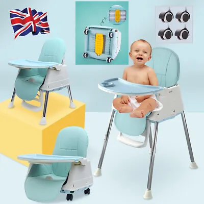Adjustable 3-In-1 Baby Highchair Infant High Feeding Seat Toddler Table Chair UK • £28.99