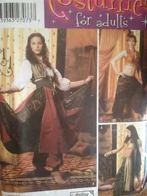 Simplicity Sewing Pattern 5359 Misses Gypsy Belly Dancing Costume Size 6-12 UC • £8.11