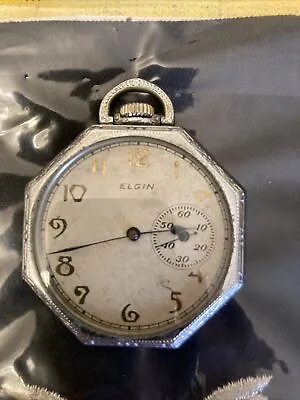 Vintage Pocket Watch ELGIN Natl. Watch Co Usa Works • $75
