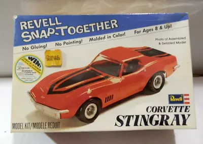 1978 Revell 1/32 Snap-Together Corvette Stingray Model Kit • $28.50