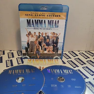 Mamma Mia Here We Go Again Sing-Along Edition Blu-Ray DVD Buy 2 Get 1 Free • $6.99