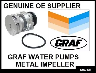 Water Pump Bmw Genuine Oem Graf Engine Water Pump Metal Impeller  • $62